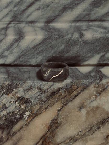 Anelli in Bardiglio | Oro Bianco