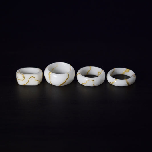 Statuario Rings | 22-Carat Pure Gold