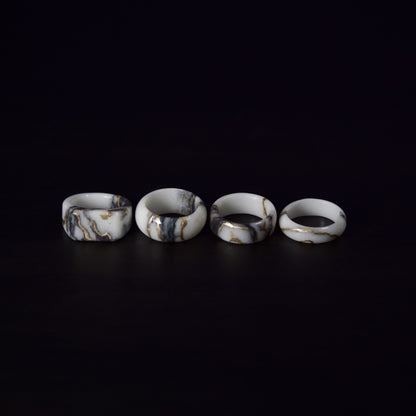 Anelli in Paonazzo  | Oro MoonGold 22 Carati