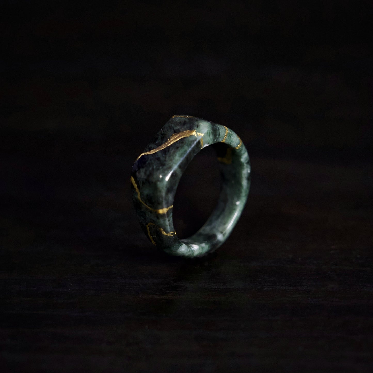 Anelli In Verde Alpi | Oro Zecchino 22 Carati