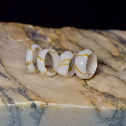 Anelli In Statuario | Oro Zecchino 22 Carati